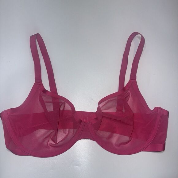 CUUP Sheer Pink Bra - Picture 2 of 10